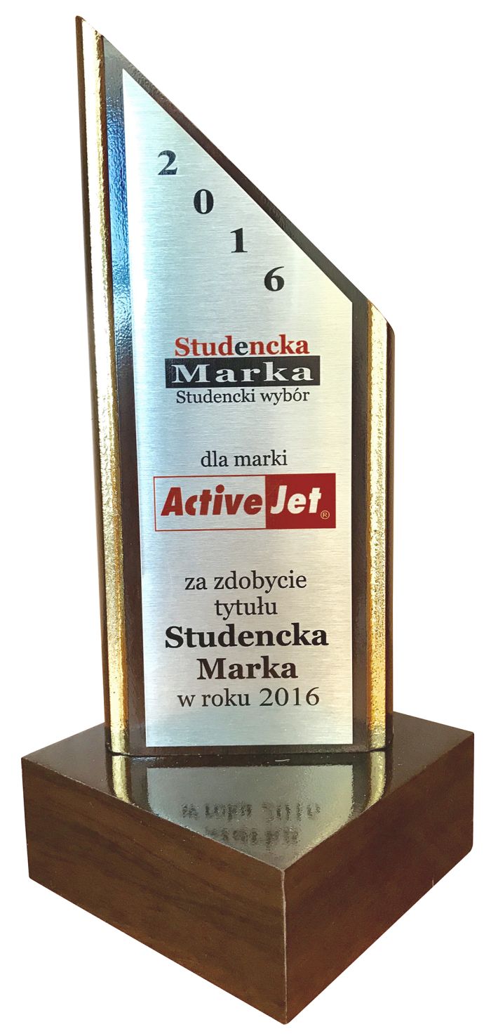 Activejet is Students' Brand of the Year 2016